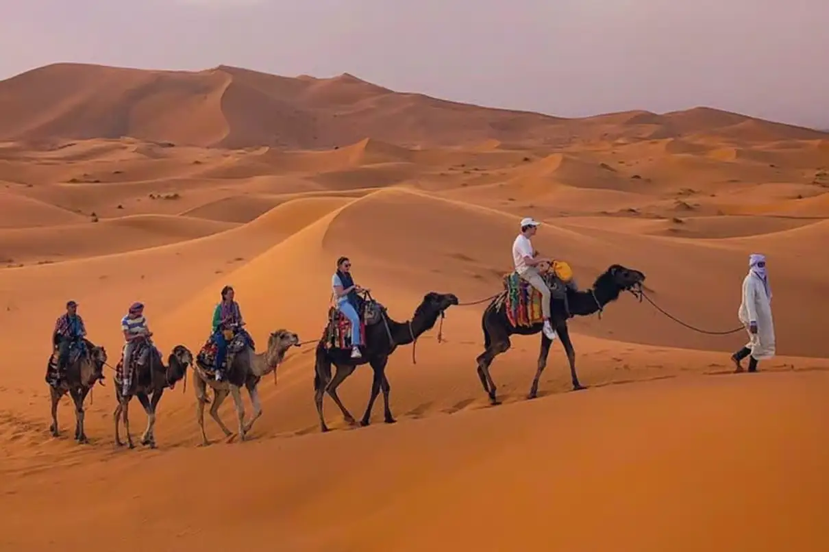 Dunes de sable de Merzouga Erg Chebbi