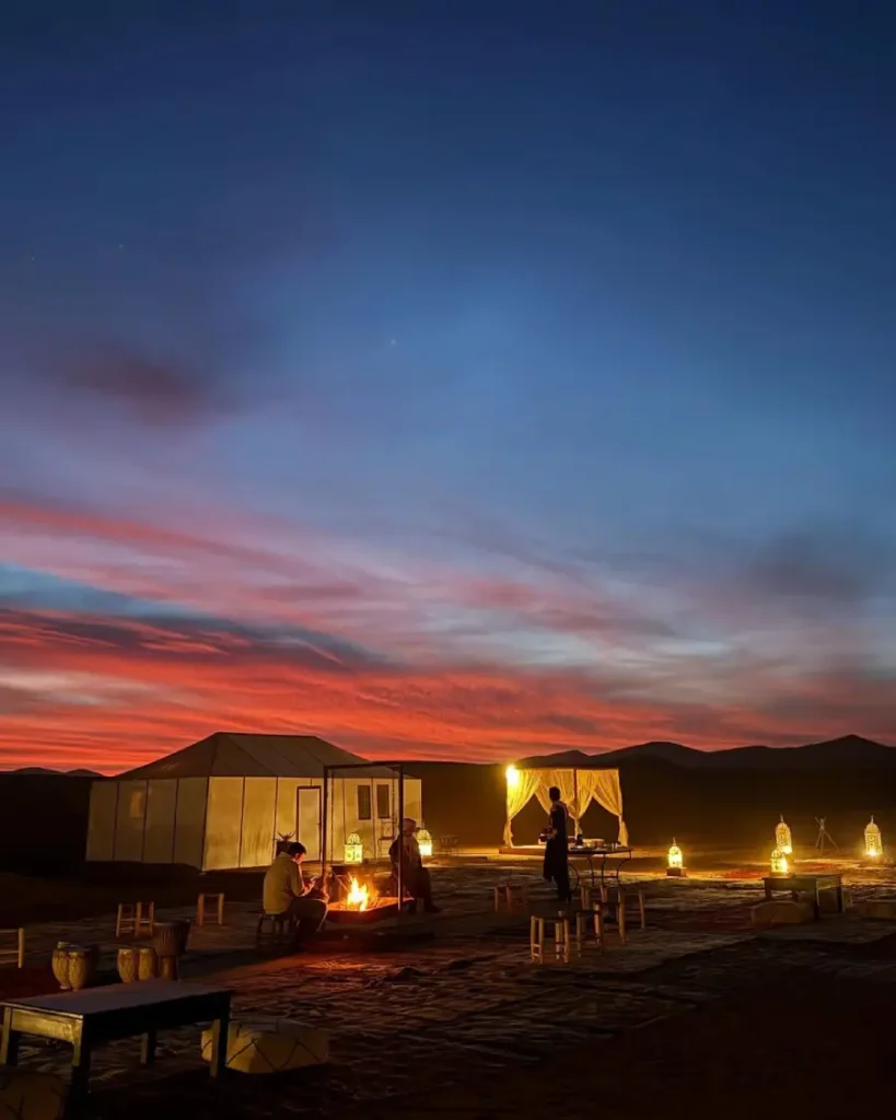 Merzouga Luxury Camp: Camel Ride & Dinner